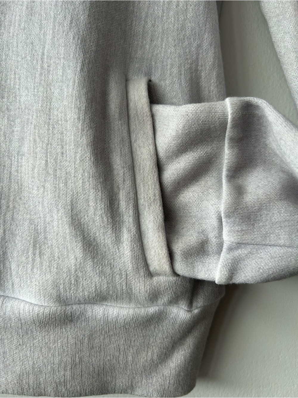Avant Toi Light Gray Zip Cotton Hoodie - Picture 2 of 14